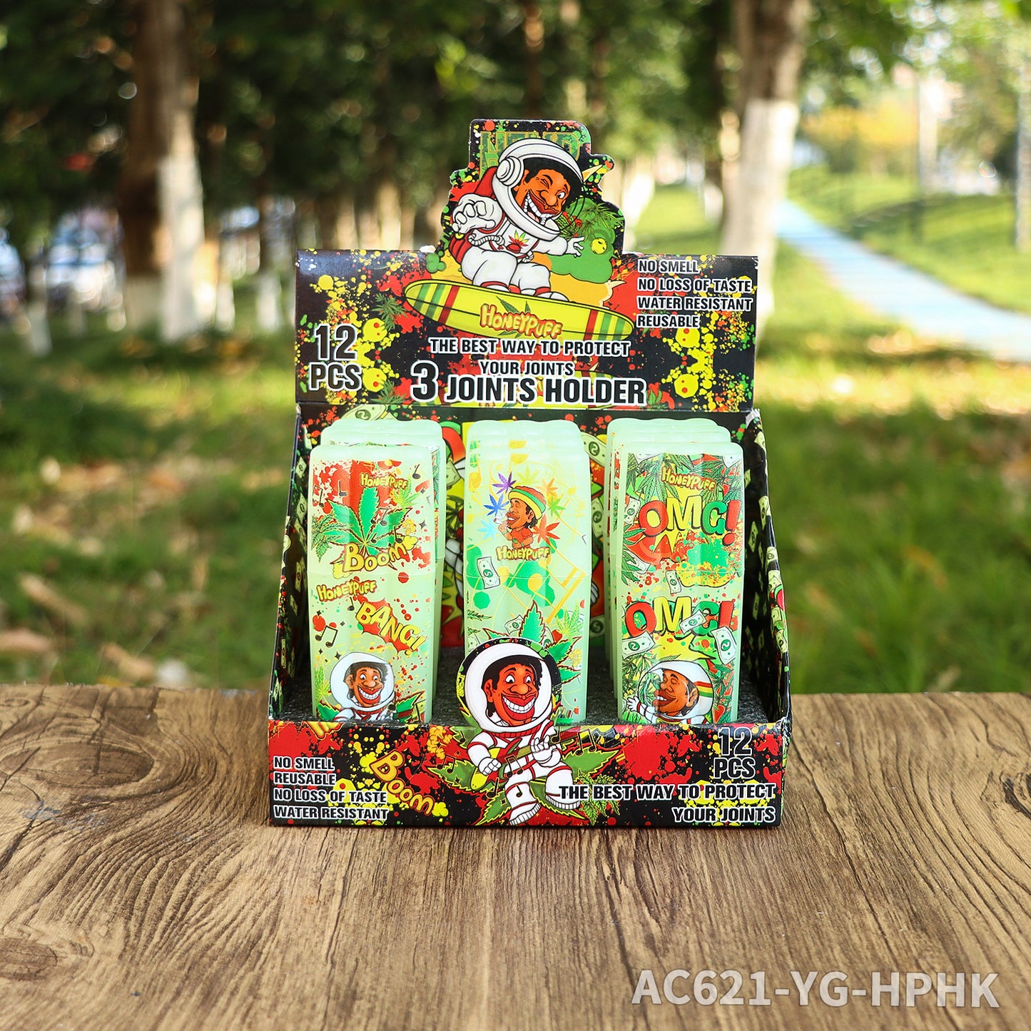 HONEYPUFF multi-color multi-tube plastic trumpet paper cigarette storage tank Cigarette accessories