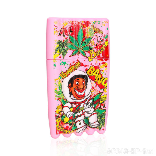 Réservoir de stockage de cigarettes en papier trompette en plastique multicolore HONEYPUFF, accessoires pour cigarettes