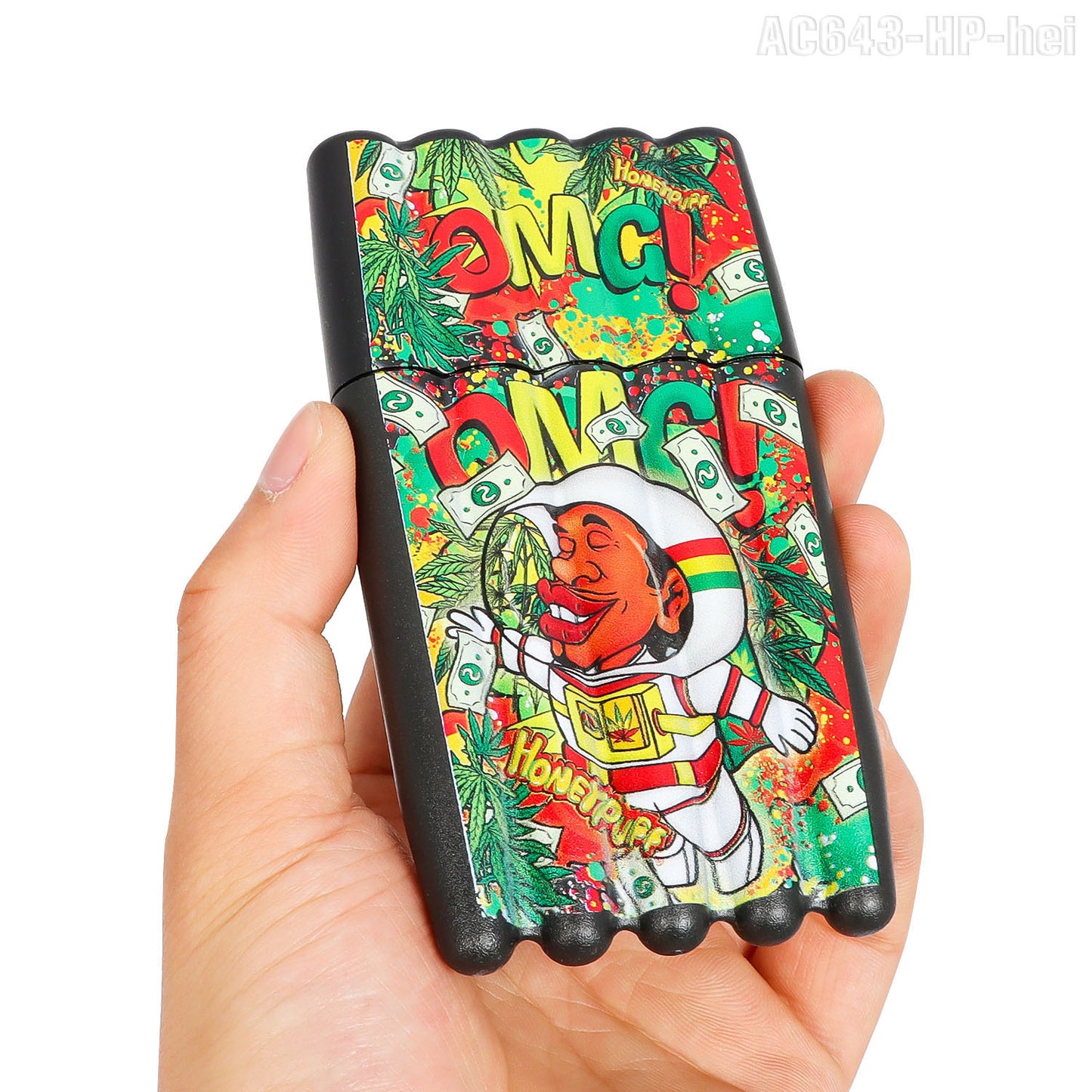 HONEYPUFF multi-color multi-tube plastic trumpet paper cigarette storage tank Cigarette accessories