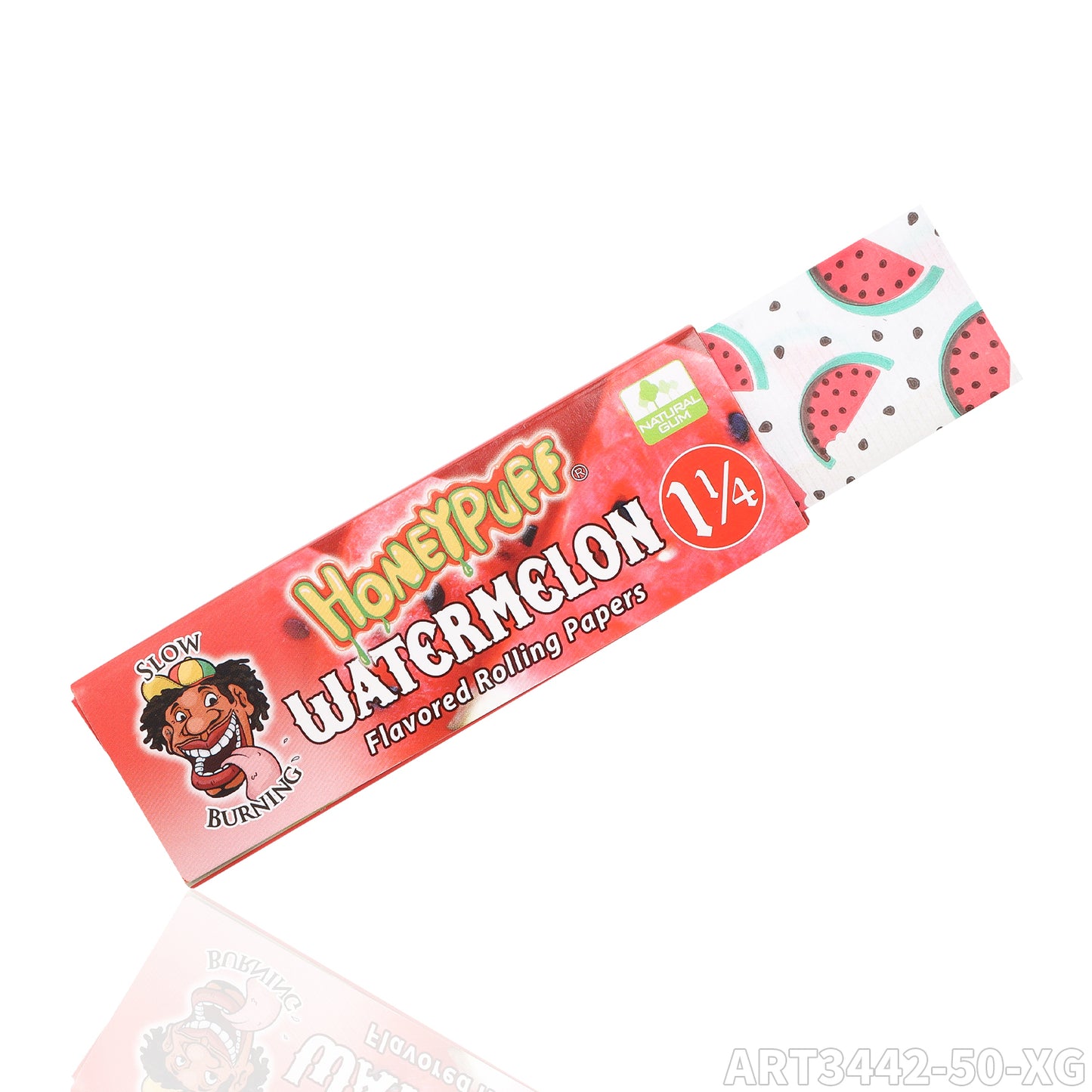 HONEYPUFF 1 1/4 Size ART3442-50-XG Flavored Rolling Papers, Slow Burning Cigarette Rolling Papers (50 PCS)