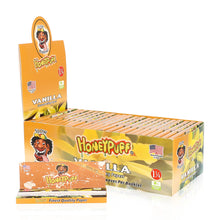Load image into Gallery viewer, HONEYPUFF 1 1/4 Size vanilla Flavored Rolling Papers 12 Packs Flavored Rolling Papers
