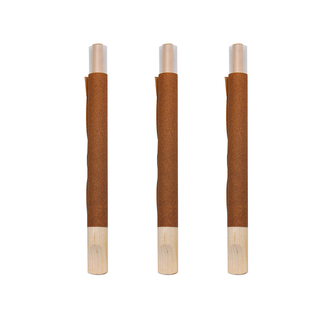 HONEYPUFF Honey Flavors Pre Rolled Cones with Wood Tips, King Size Rolling Paper & Glass Cigarette Holder, Slow Burning Rolling Cones, 1 PCS/ Tube 24 Tubes/Box