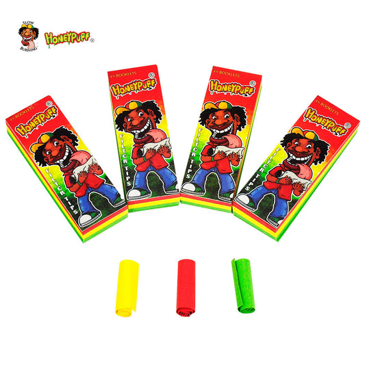 HONEYPUFF brand series paper multi-color filter tip reggae tri-color pattern