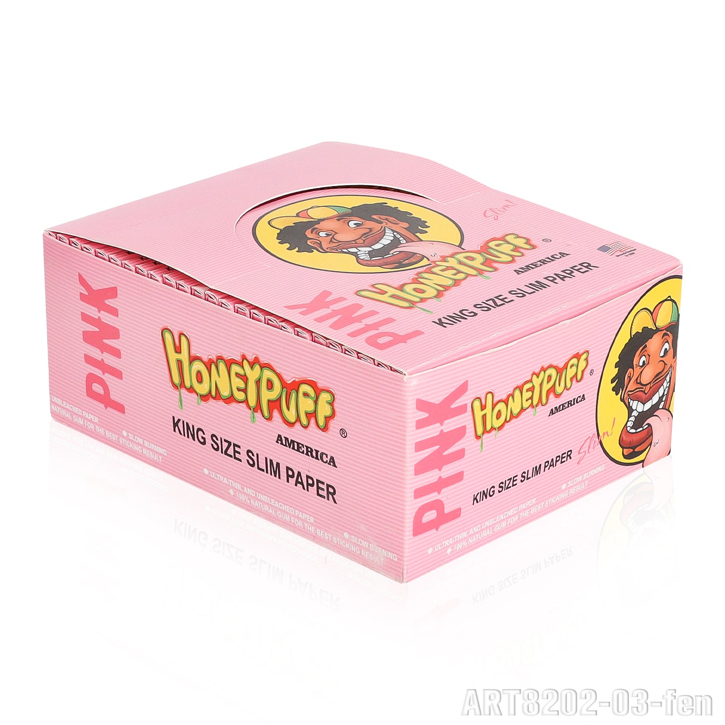 HONEYPUFF 1 1/4 Size Variety Of Flavors Rolling Papers, Slow Burning Cigarette Rolling Papers (32 PCS)