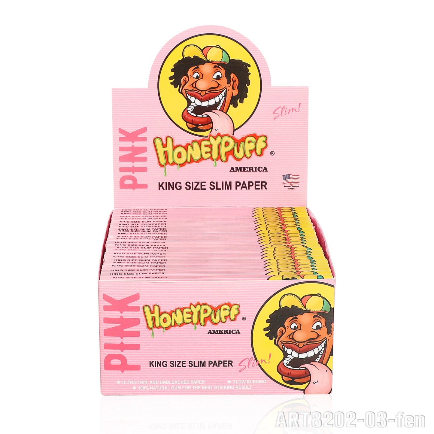 HONEYPUFF 1 1/4 Size Variety Of Flavors Rolling Papers, Slow Burning Cigarette Rolling Papers (32 PCS)