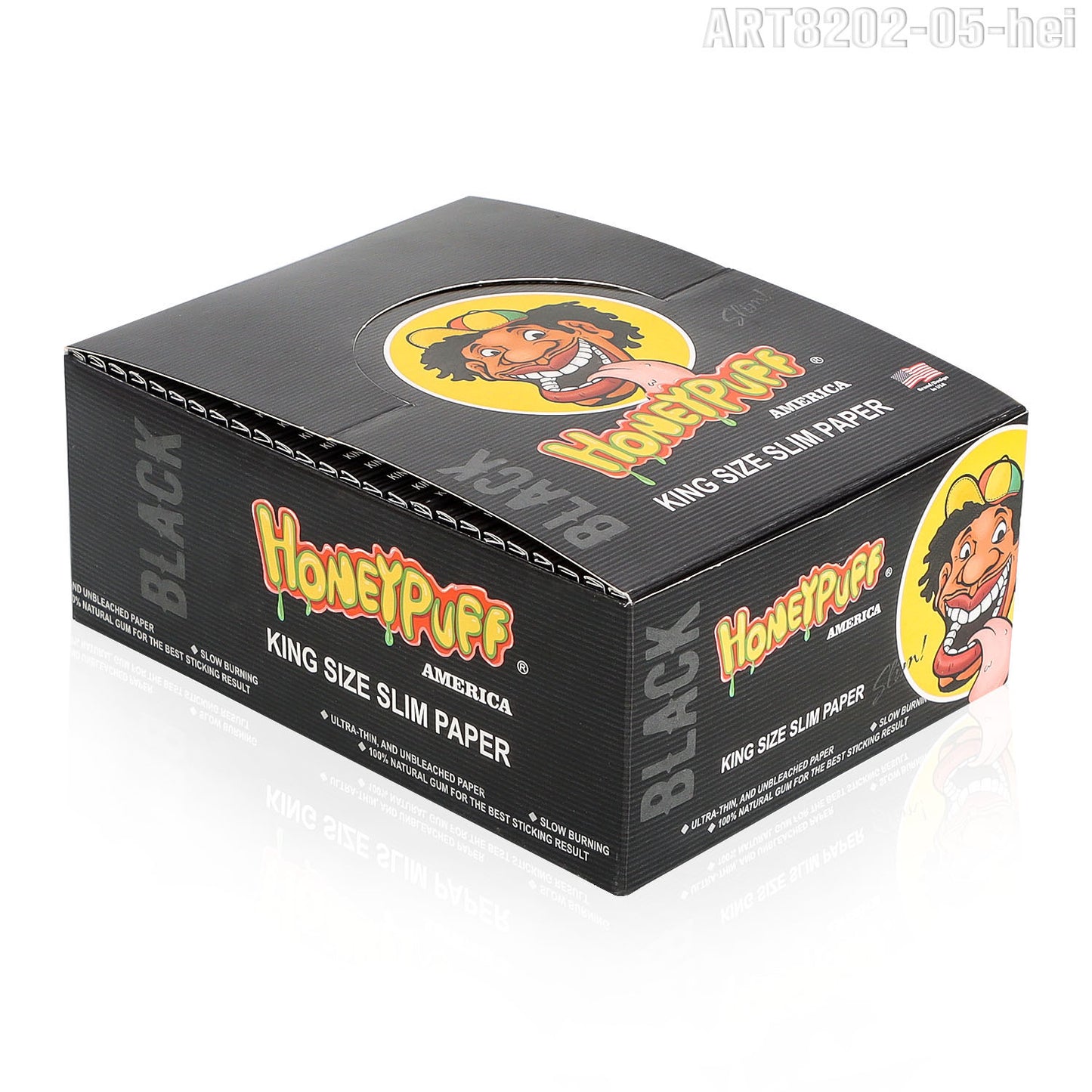 HONEYPUFF 1 1/4 Size Variety Of Flavors Rolling Papers, Slow Burning Cigarette Rolling Papers (32 PCS)