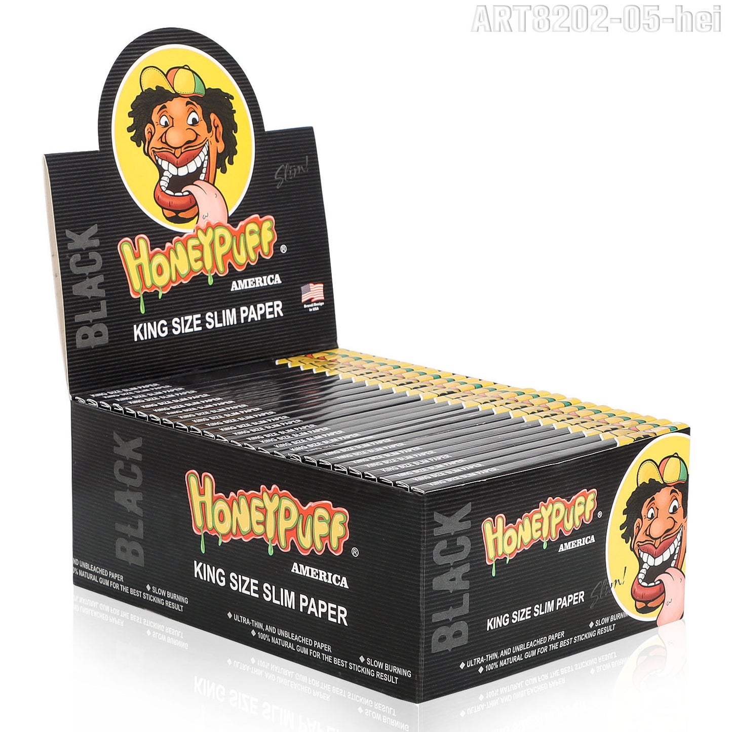 HONEYPUFF 1 1/4 Size Variety Of Flavors Rolling Papers, Slow Burning Cigarette Rolling Papers (32 PCS)