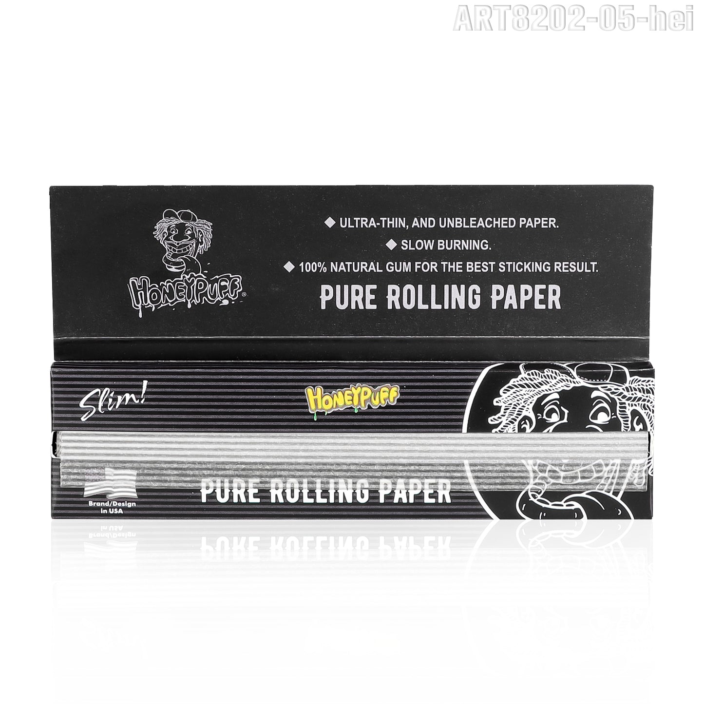 HONEYPUFF 1 1/4 Size Variety Of Flavors Rolling Papers, Slow Burning Cigarette Rolling Papers (32 PCS)