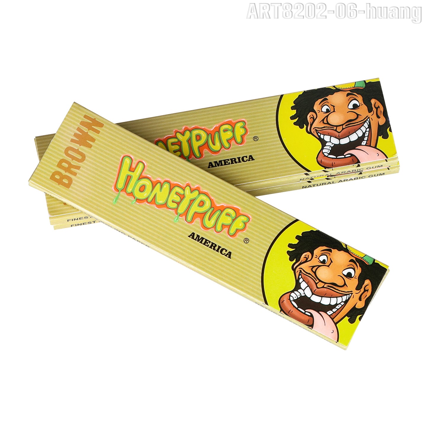 HONEYPUFF 1 1/4 Size Variety Of Flavors Rolling Papers, Slow Burning Cigarette Rolling Papers (32 PCS)