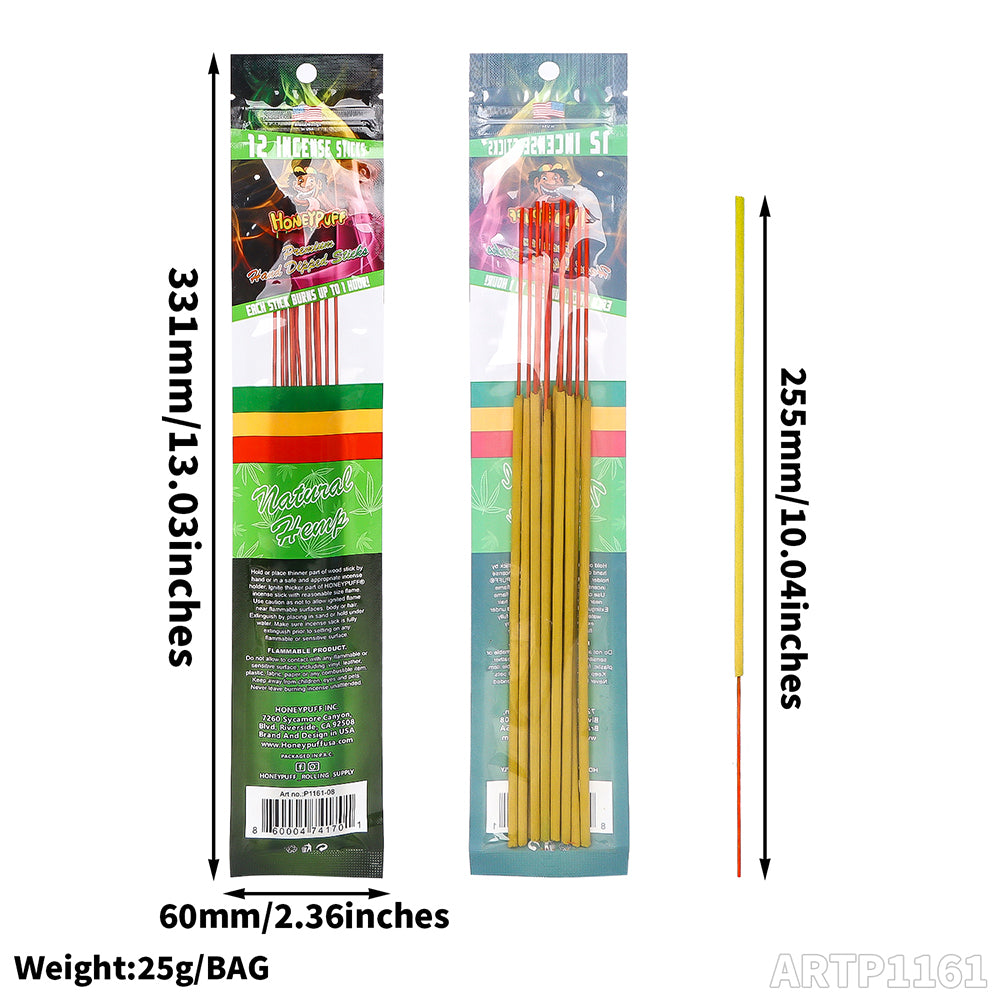 Honeypuff  brand flavors stick burns with different flavor
