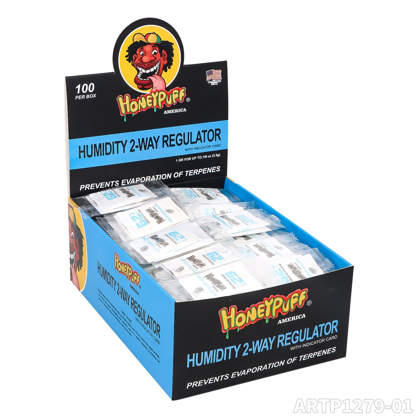 Honeypuff 46*34mm humidity 2-way regulartor with different size for tobacco