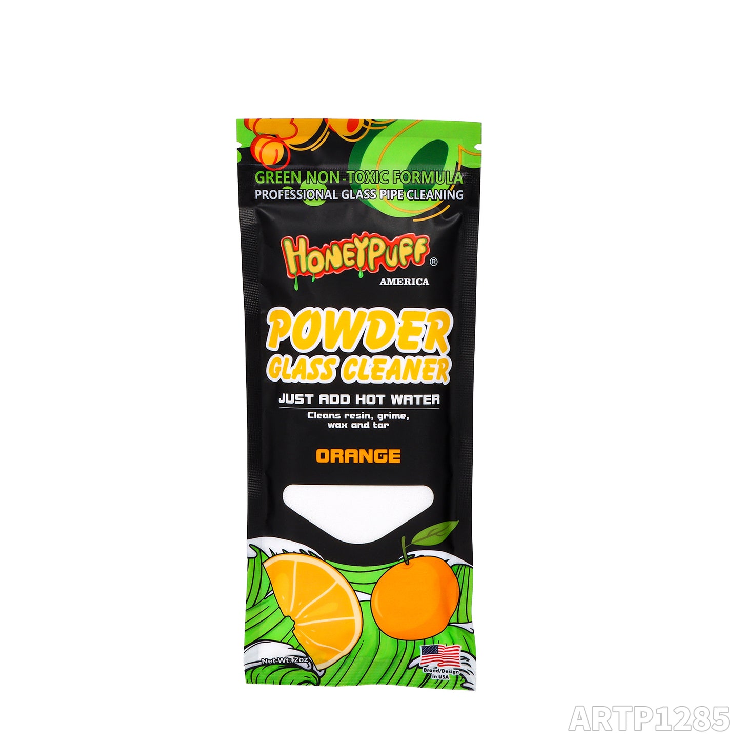 HONEYPUFF hot sale glass cleaner powder with different flavor  very good cleaning effect