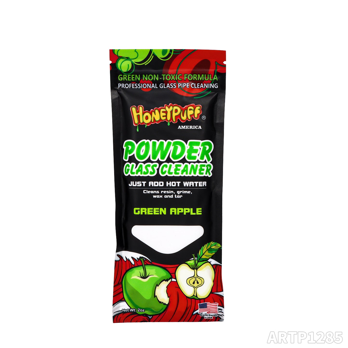 HONEYPUFF hot sale glass cleaner powder with different flavor  very good cleaning effect