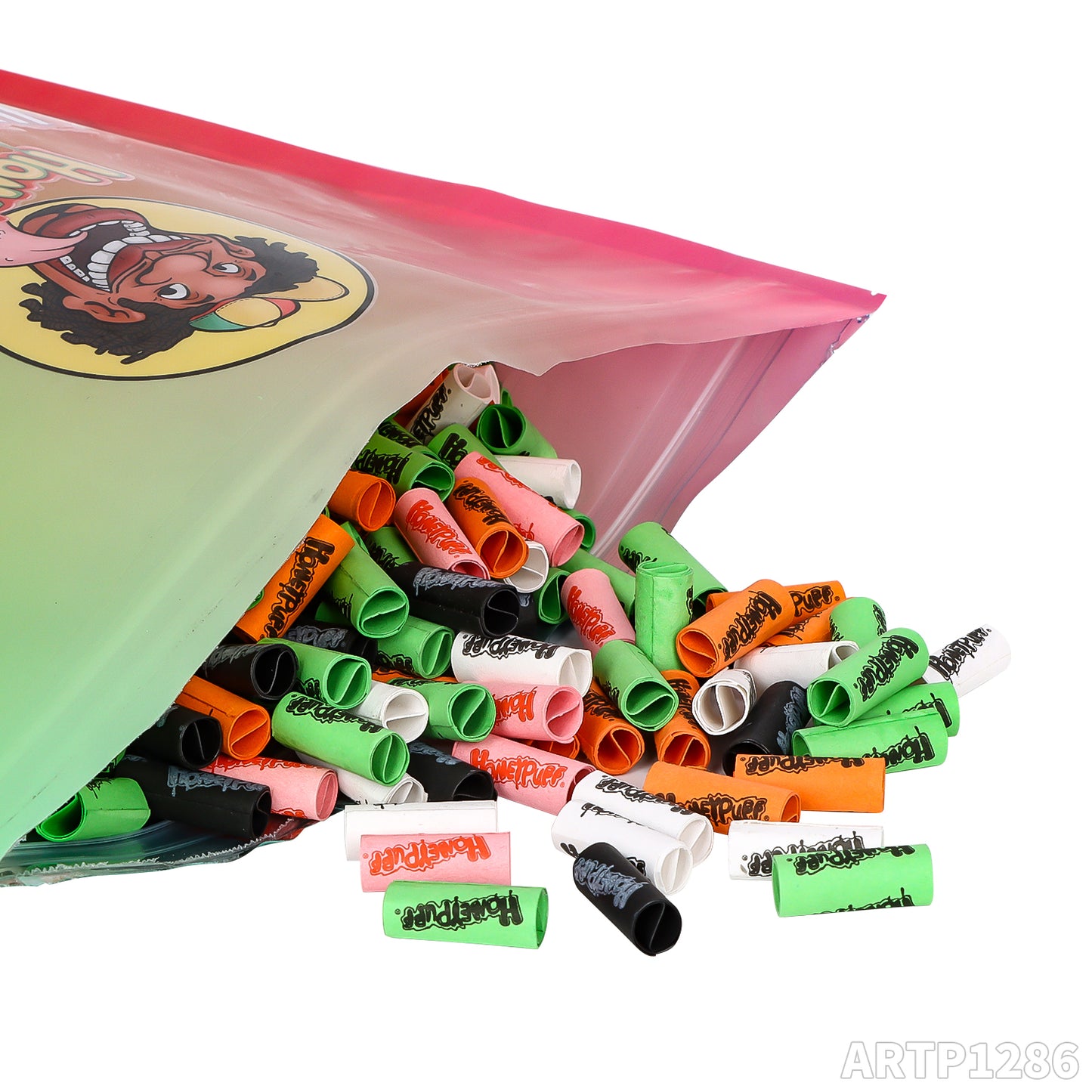 HONEYPUFF flavor smoking filter tip paper smoking filter tip 7*18mm with different colors 250 pcs/bag