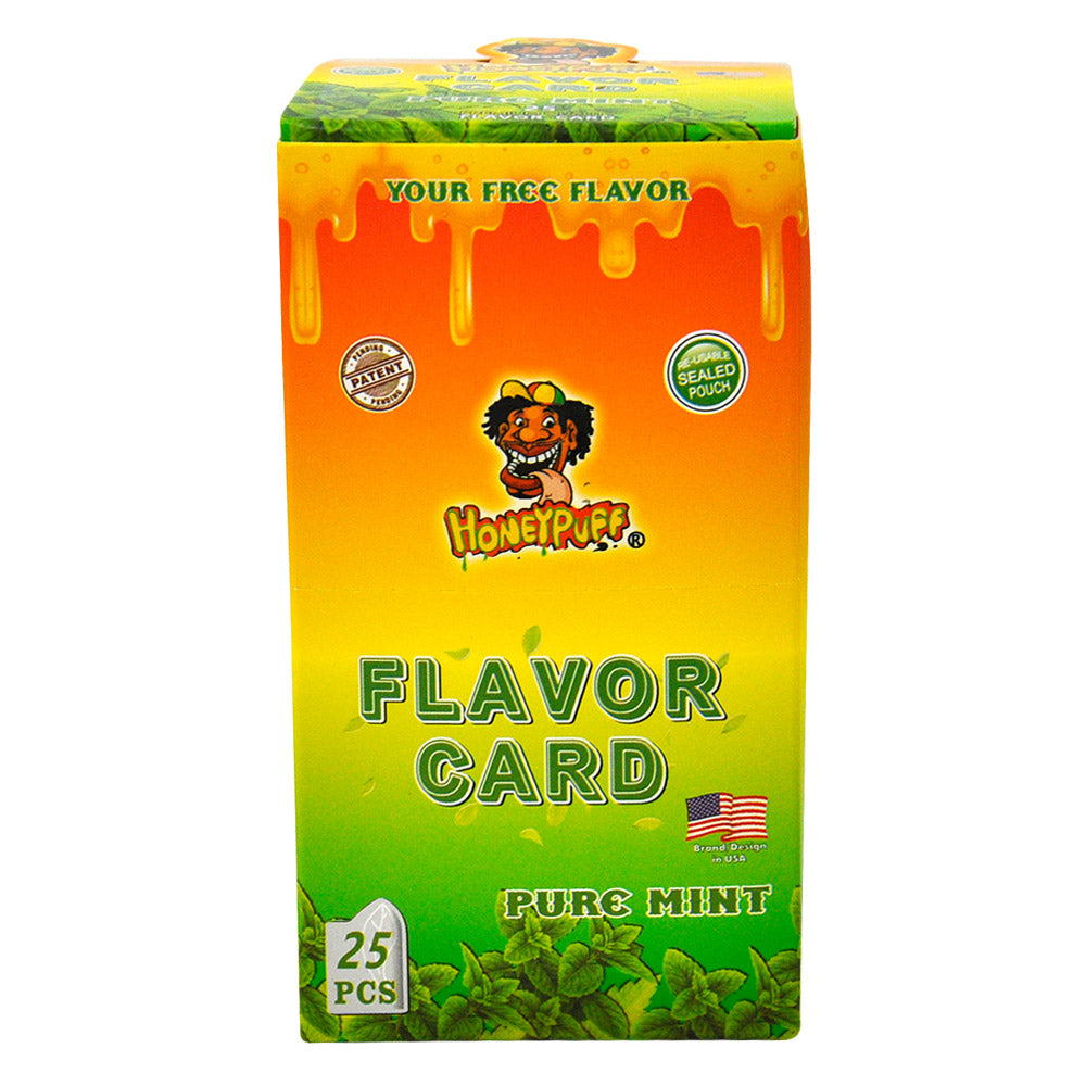 HONEYPUFF Pure Mint Flavour Cards, King Size Flavour Cards, 1 Pack / Bag