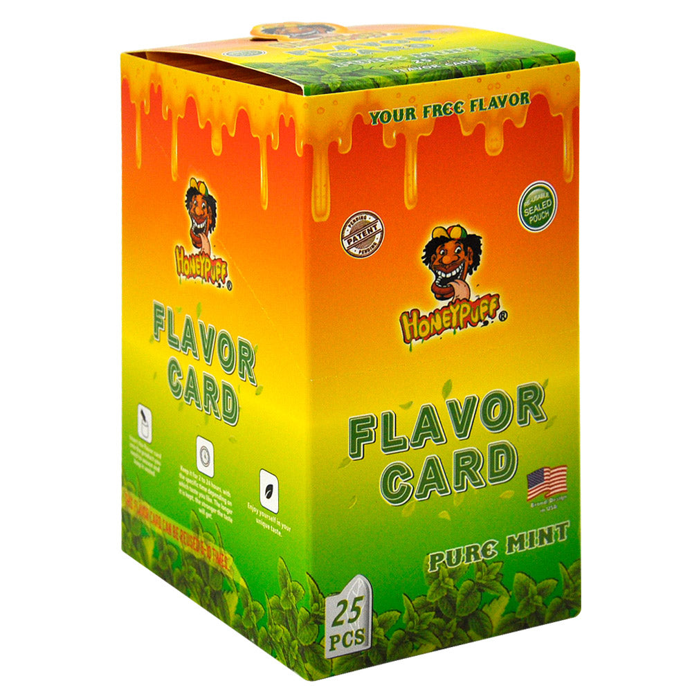 HONEYPUFF Pure Mint Flavour Cards, King Size Flavour Cards, 1 Pack / Bag