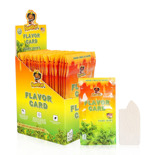 HONEYPUFF Pure Mint Flavour Cards, King Size Flavour Cards, 1 Pack / Bag