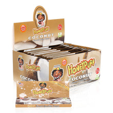 Load image into Gallery viewer, HONEYPUFF 1 1/4 Size Coconut Flavored Rolling Papers, Slow Burning Cigarette Rolling Papers (50 PCS)
