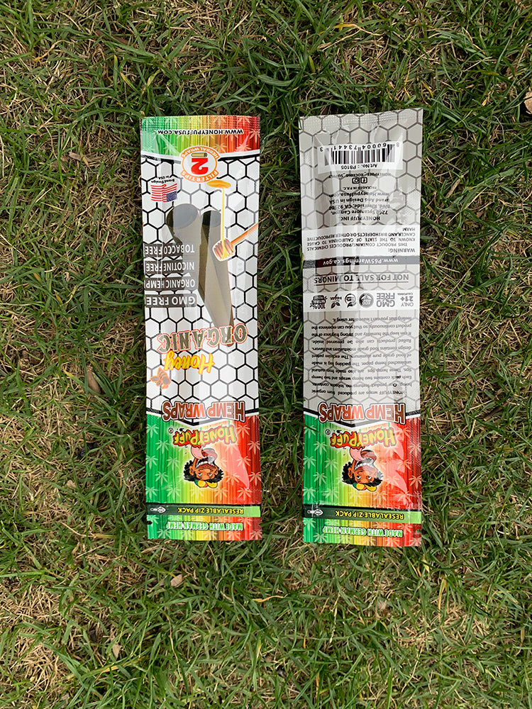 HONEYPUFF Honey Flavored Pre Rolled Cones, King Size Pre Rolled Rolling Paper with Tips, Slow Burning Rolling Cones, 2 PCS / Pack 12 Packs / Box
