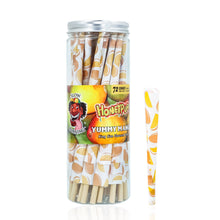 Load image into Gallery viewer, HONEYPUFF Mango Flavor Pre Rolled Cones, King Size Pre Rolled Rolling Paper with Tips, Slow Burning Papers (72 PCS)