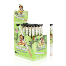 Load image into Gallery viewer, HONEYPUFF Green Apple Flavors Pre Rolled Cones, King Size Rolled Cones with Wooden Tips, Single Cigarette Rolled Cones and Tube