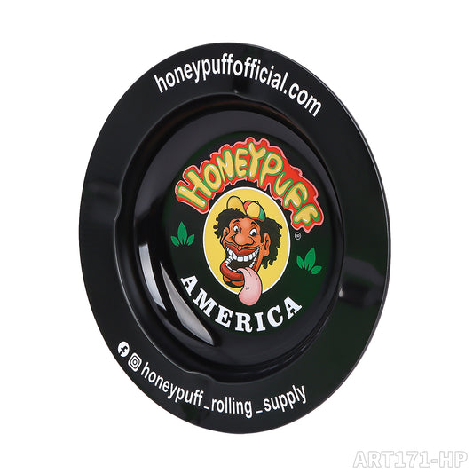 HONEYPUFF circular metal color 138mm35g ashtray
