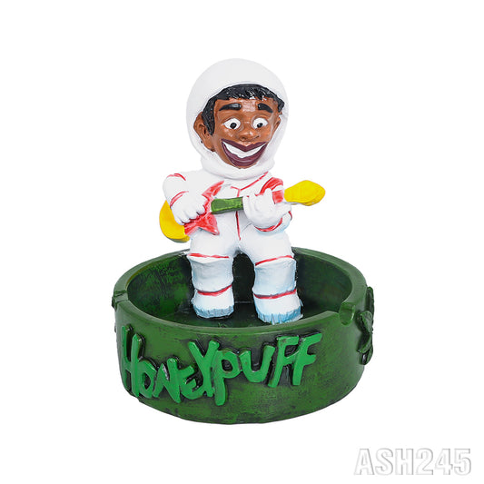 Honeypuff Multi-Color Resin Ashtrays, Mini Size Ashtrays With Cigarette Butts, Easy To Clean Resin Ashtrays & Portable