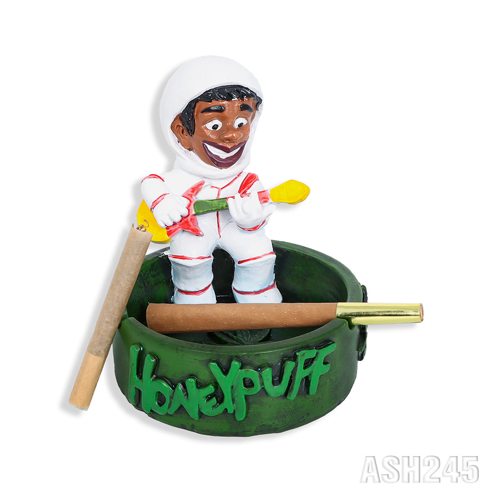 Honeypuff Multi-Color Resin Ashtrays, Mini Size Ashtrays With Cigarette Butts, Easy To Clean Resin Ashtrays & Portable