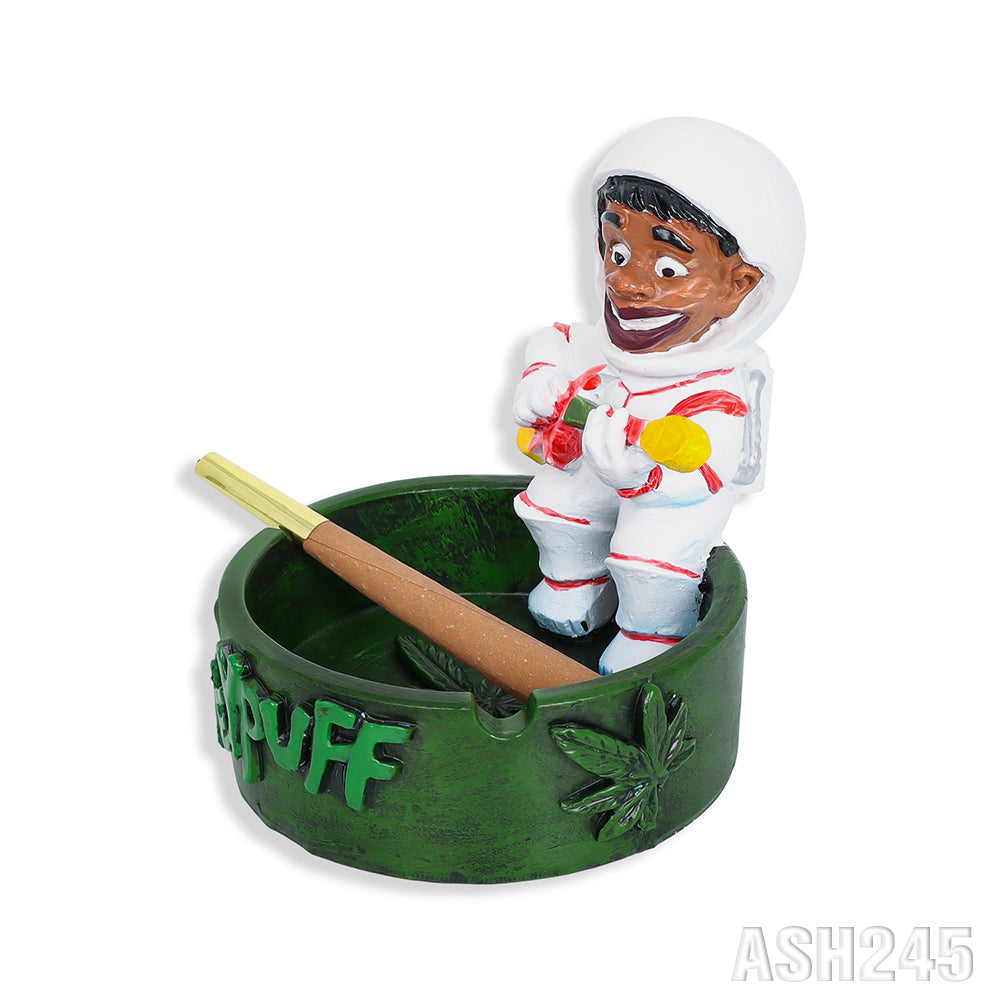 Honeypuff Multi-Color Resin Ashtrays, Mini Size Ashtrays With Cigarette Butts, Easy To Clean Resin Ashtrays & Portable