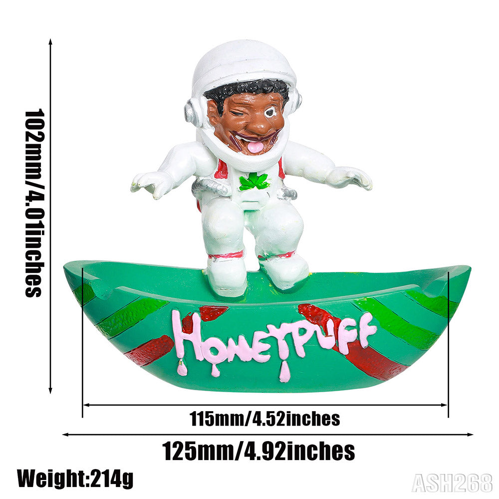 HONEYPUFF astronaut style molding resin 102 * 125 * 115mm, 214g hot selling ashtray