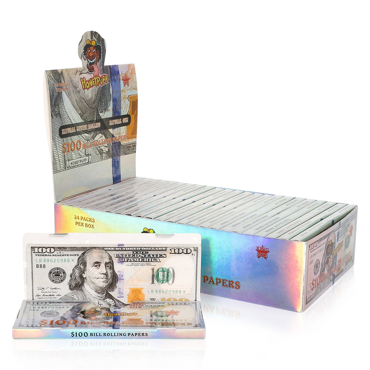 joint paper that looks like a cigarette Rolling Papers Shop Burning Love HONEYPUFF 100 Dollar Rolling Paper,