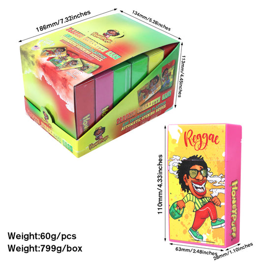 Honerypuff series plastic cigarette case with various designs