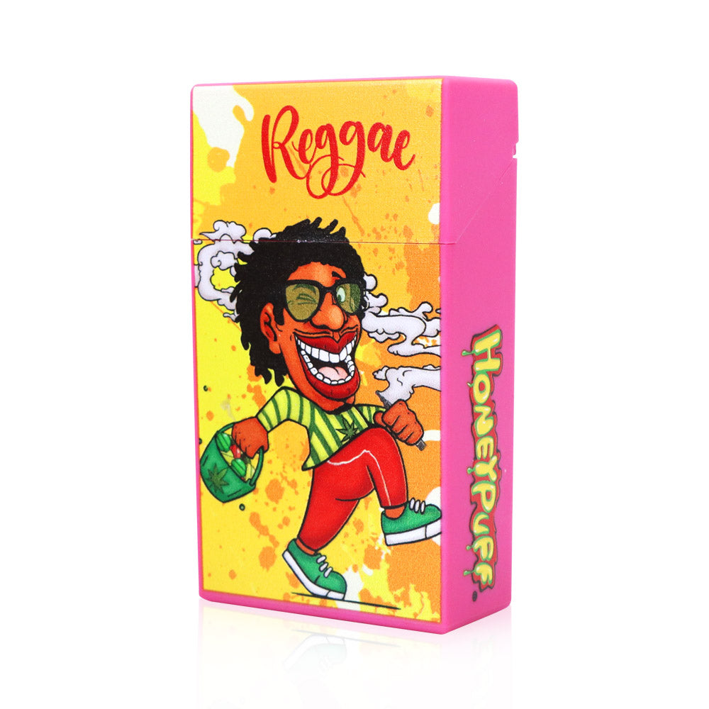 Honerypuff series 94*62*29mm plastic cigarette case with various designs