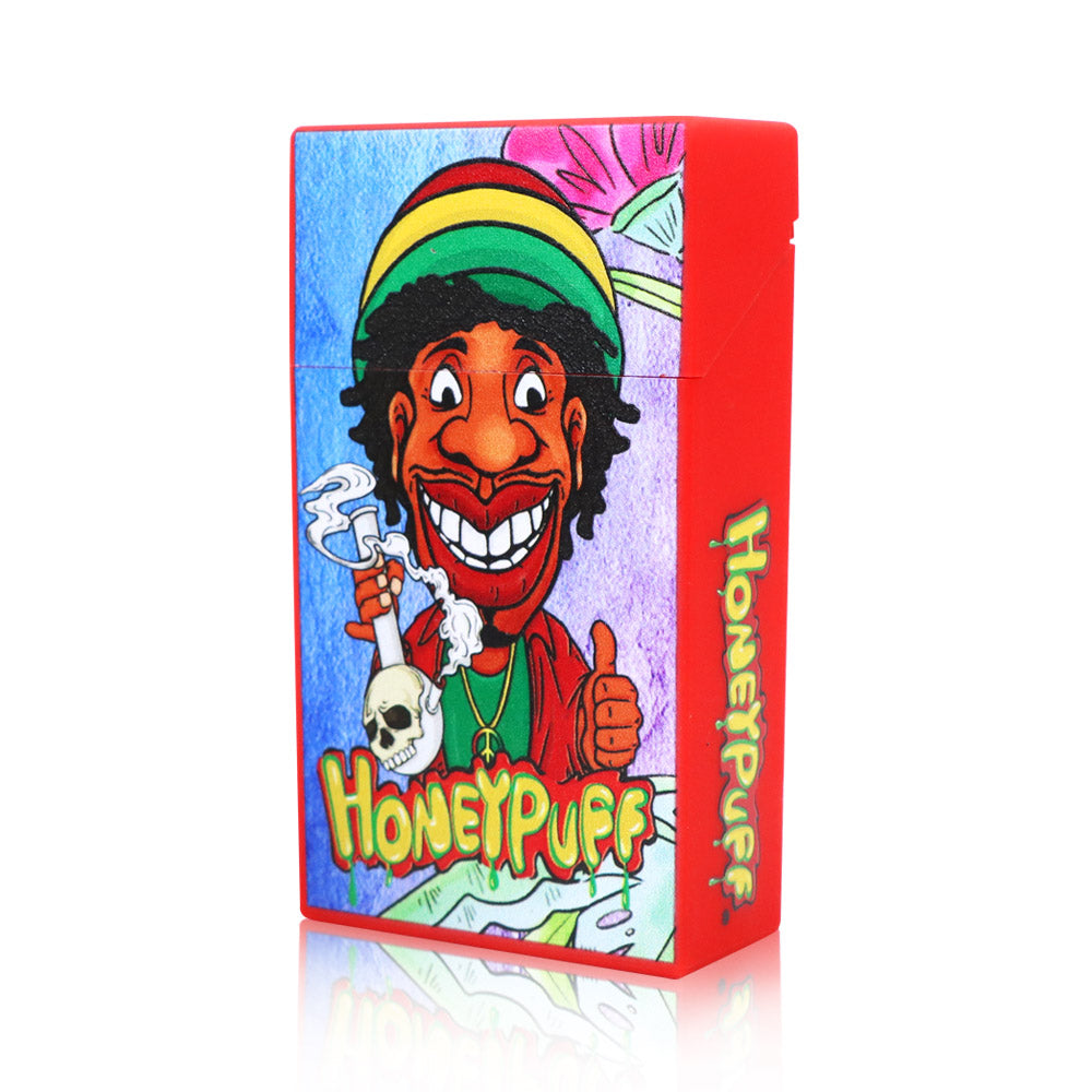 Honerypuff series 94*62*29mm plastic cigarette case with various designs