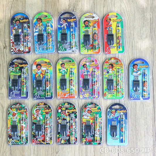 HONEYPUFF hot sale 650 mAH battery vape accessories with different design
