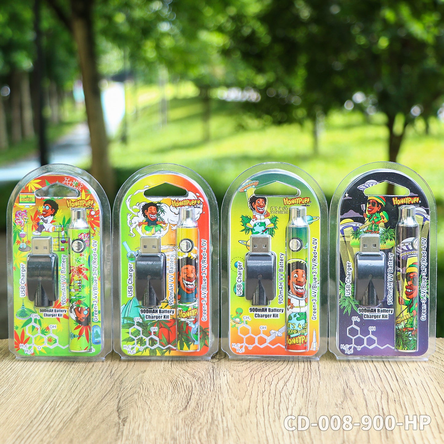 HONEYPUFF hot sale 900 mAH battery vape accessories with different design