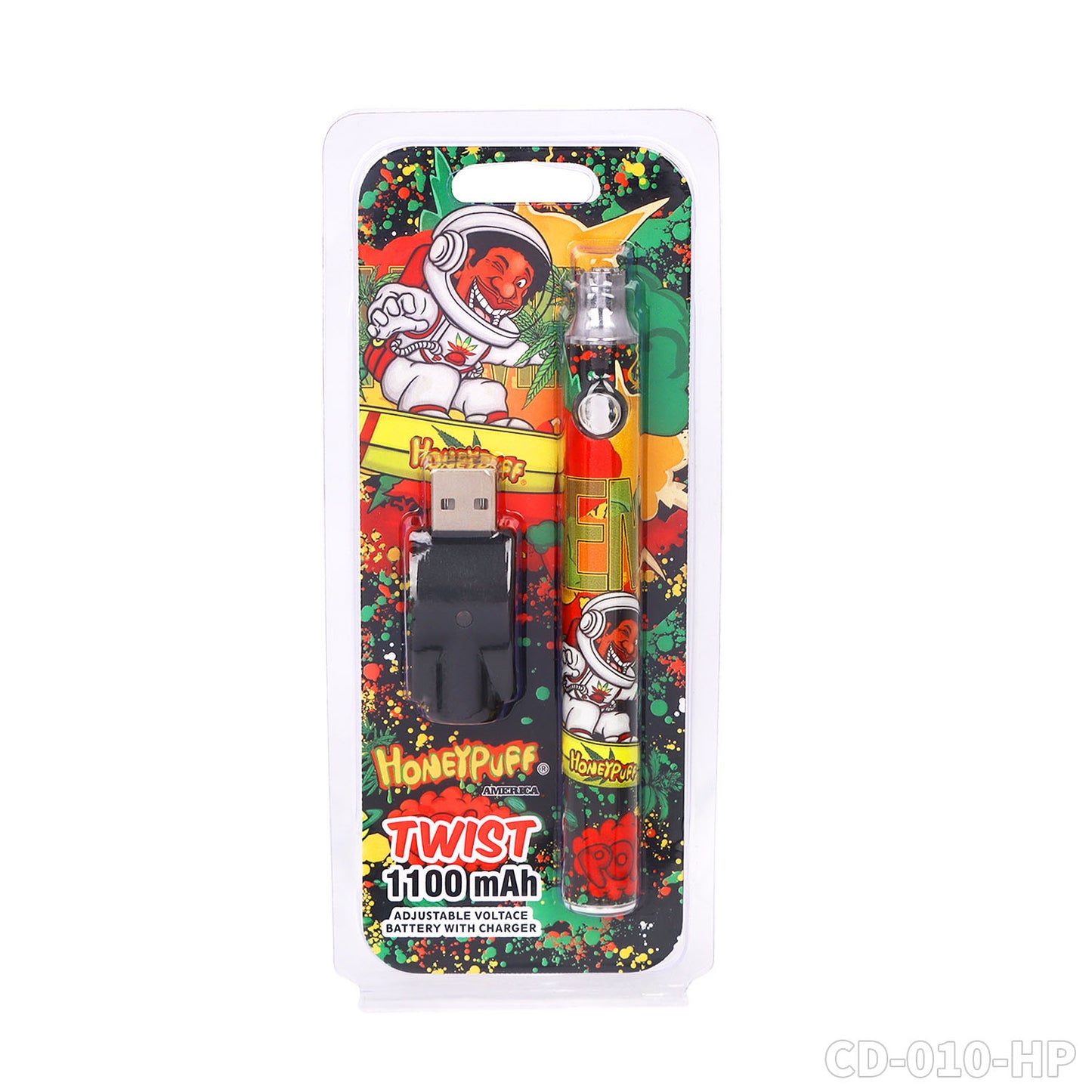 HONEYPUFF hot sale 1100 mAH battery vape accessories with different design