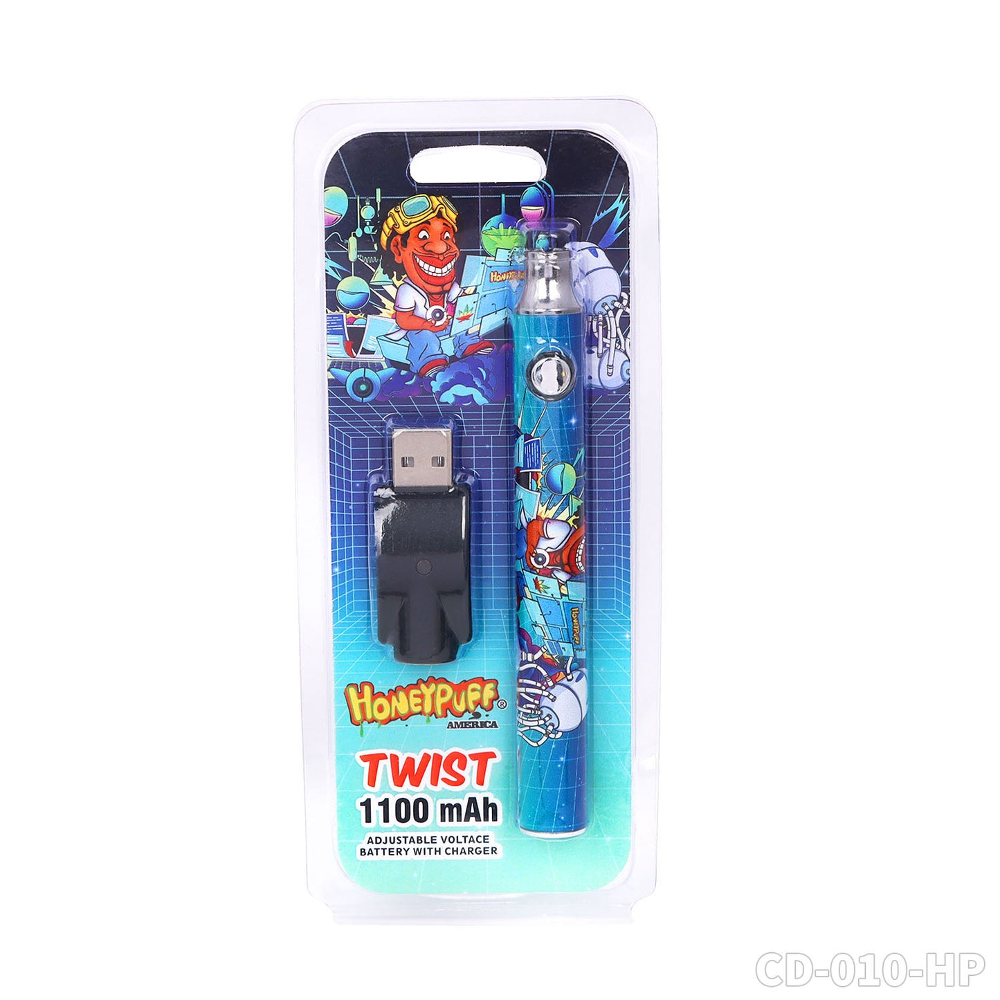 HONEYPUFF hot sale 1100 mAH battery vape accessories with different design