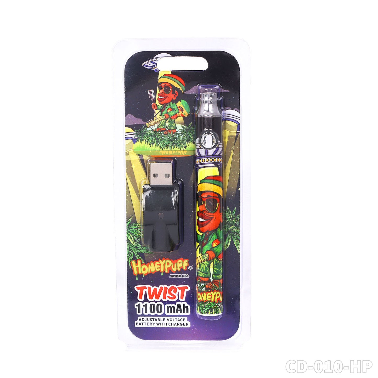 HONEYPUFF hot sale 1100 mAH battery vape accessories with different design