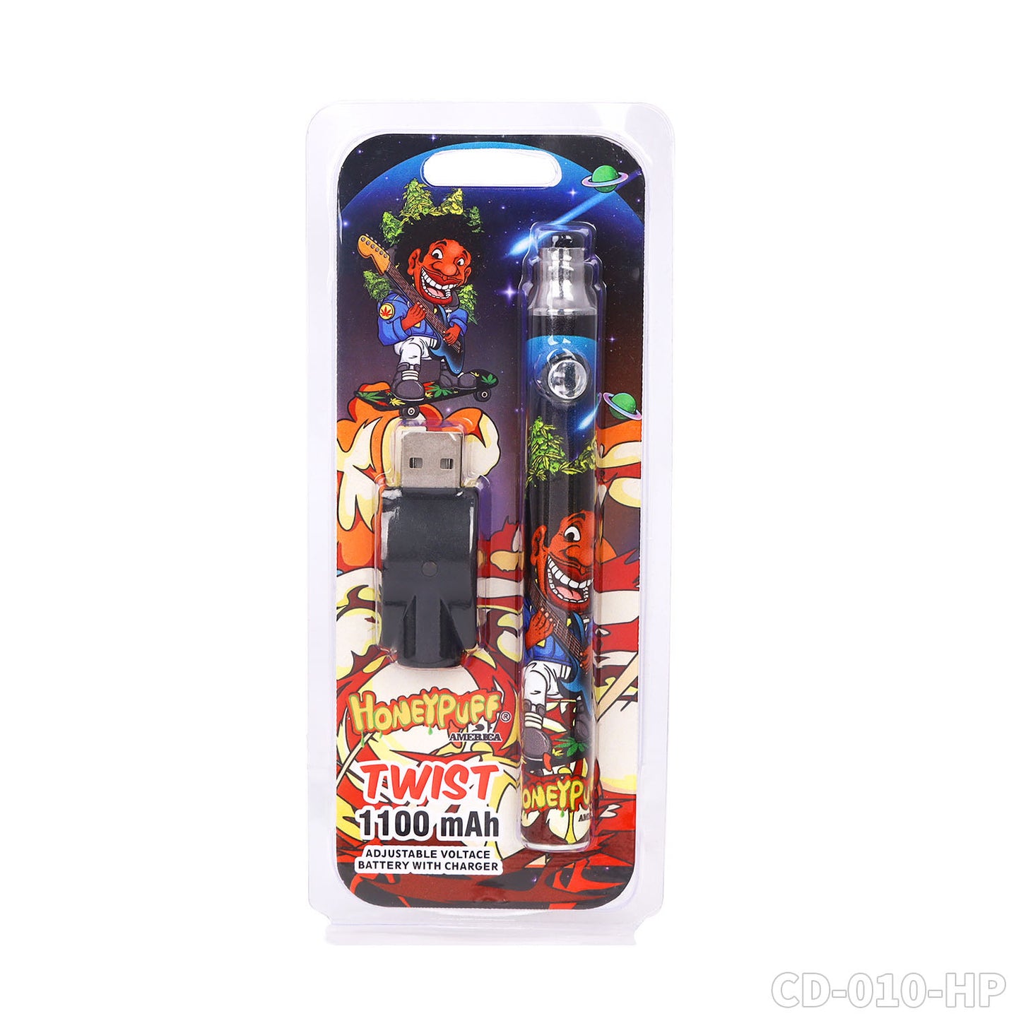 HONEYPUFF hot sale 1100 mAH battery vape accessories with different design