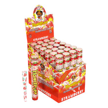 Load image into Gallery viewer, HONEYPUFF Strawberry Flavored Pre Rolled Cones, 1 1/4 Size Pre Rolled Rolling Paper with Tips, Transparent &amp; Slow Burning Rolled Paper, 2 PCS per Tube
