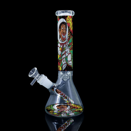 Honeypuff brand 35mm glass bong with various designs