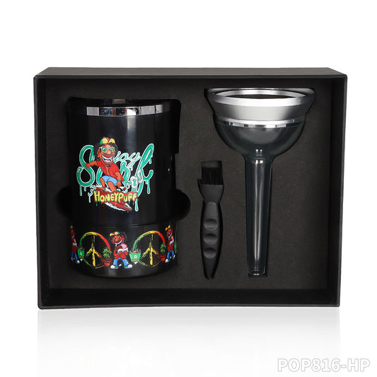 HONEYPUFF brand high-quality electric gift box set, grinder with filling function, cigarette store accessories