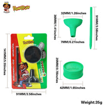 Load image into Gallery viewer, HONEYPUFF Mixed Color Series Biodegradable Cigarette Grinder, Funnel, Cigarette Pressing Rod Three in One Set
