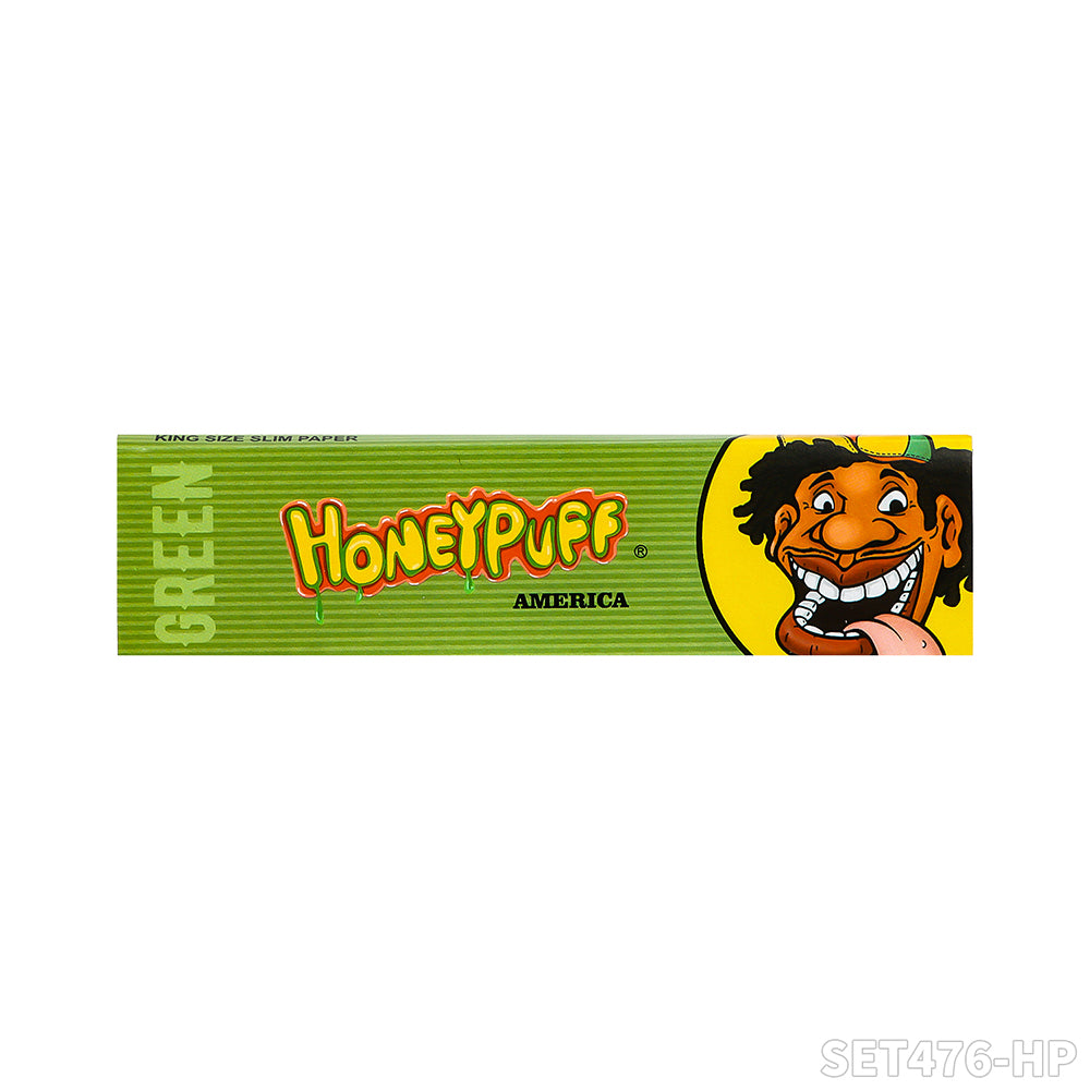 Honeypuff smoking kit  with biodegradable rolling tray+1 pack pre-rolled cone+1 pack rolling paper+1 pcs joint holder+biodegradable grinder