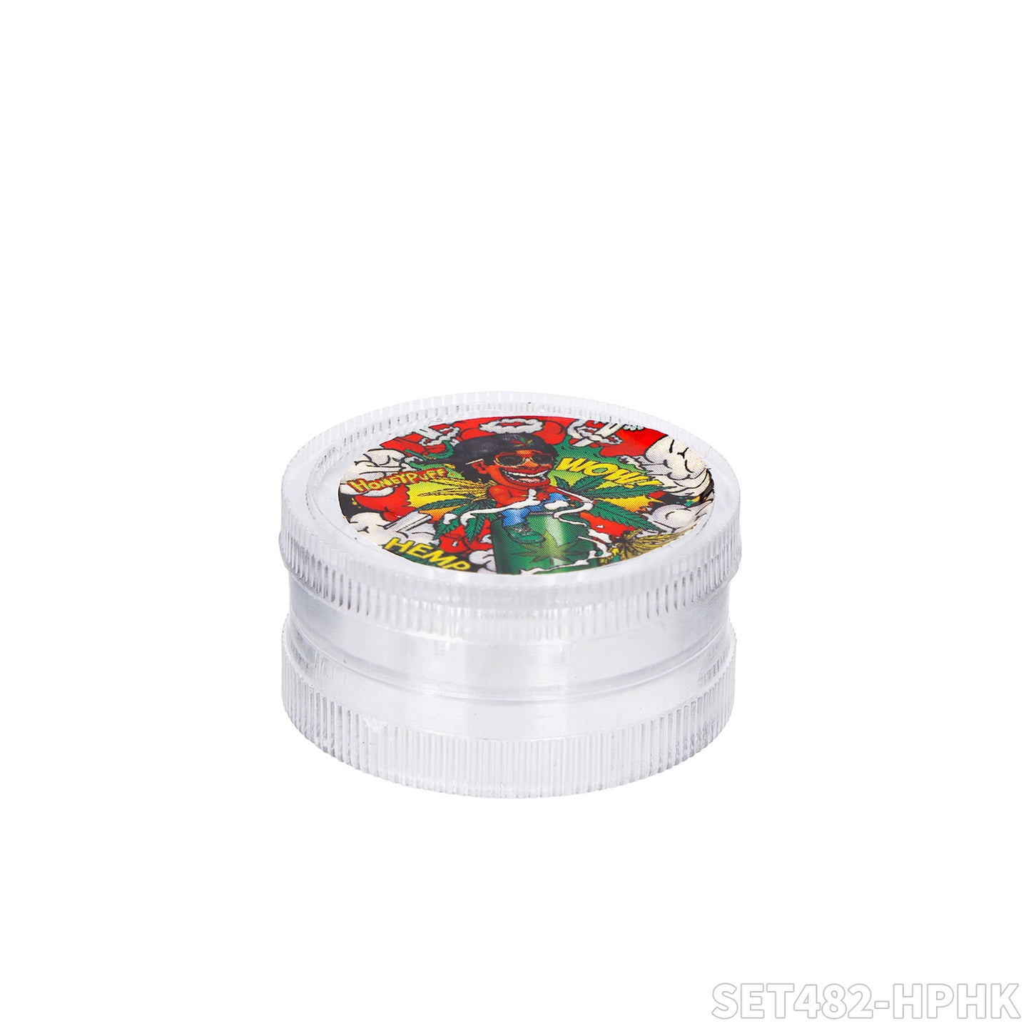 Honeypuff various designs smoking pipe kit with 30mm 2 parts plastic griner+metal pipe+screen