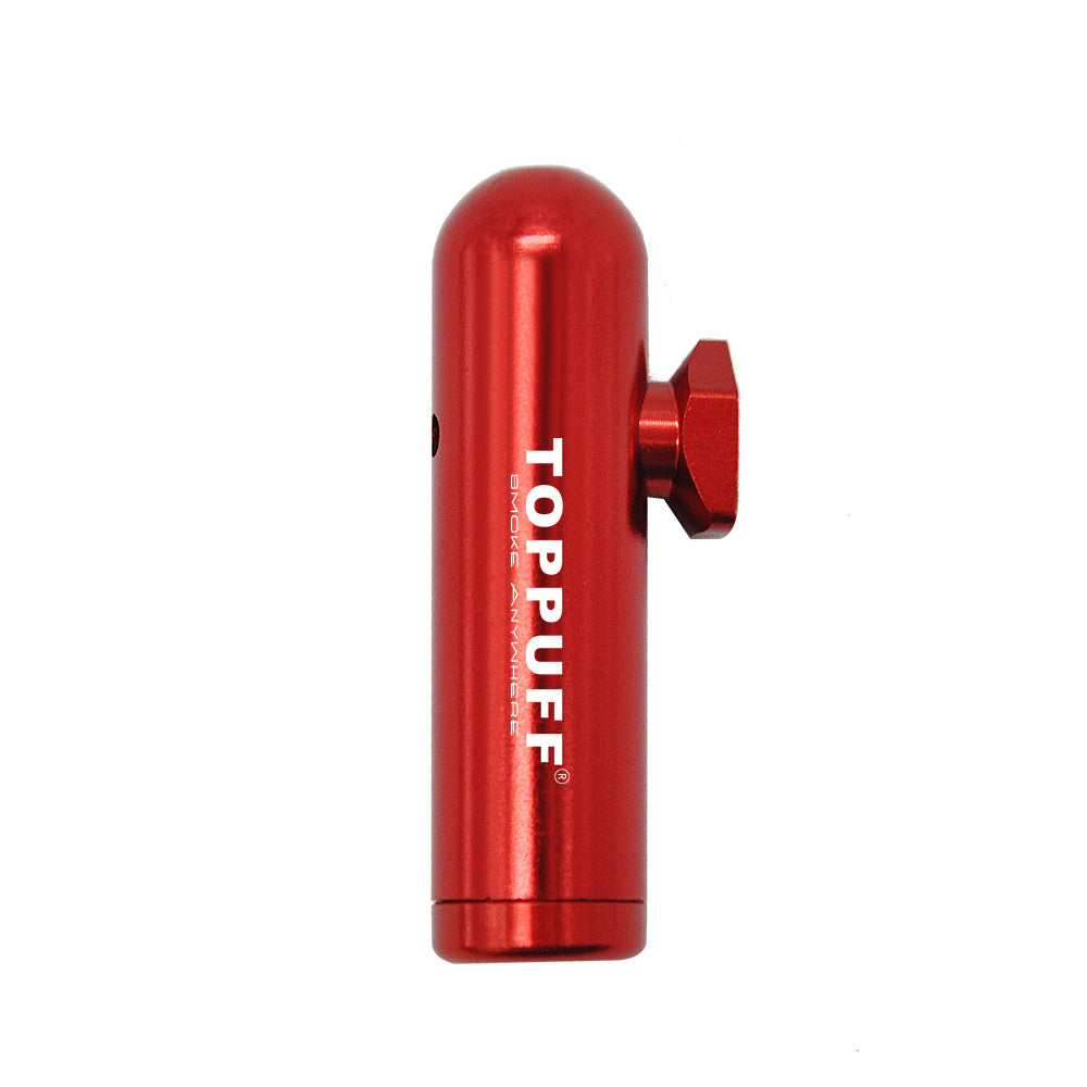 HONEYPUFF zinc alloy metal portable snuff tube, multi color fans you smoking accessories