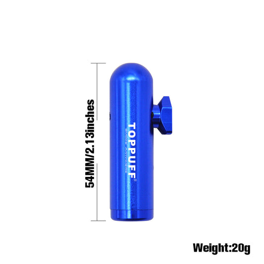 HONEYPUFF zinc alloy metal portable snuff tube, multi color fans you smoking accessories