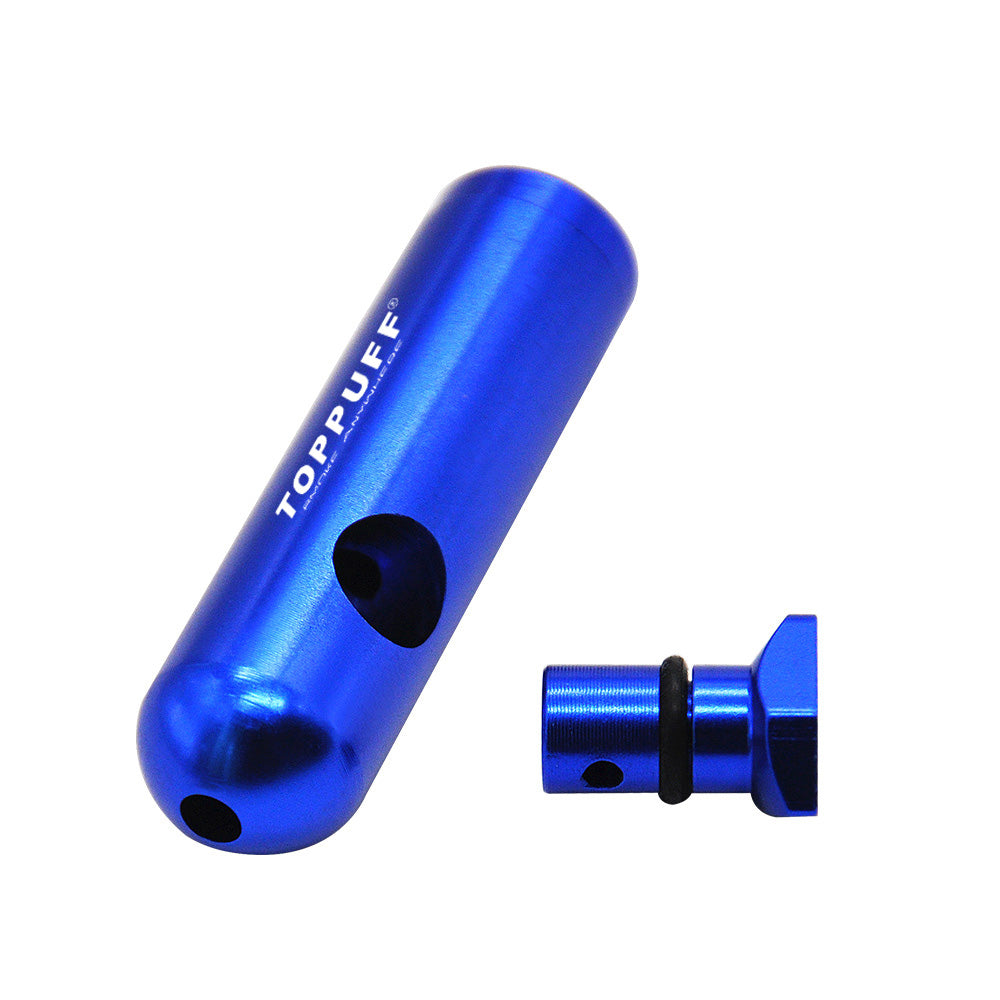 HONEYPUFF zinc alloy metal portable snuff tube, multi color fans you smoking accessories