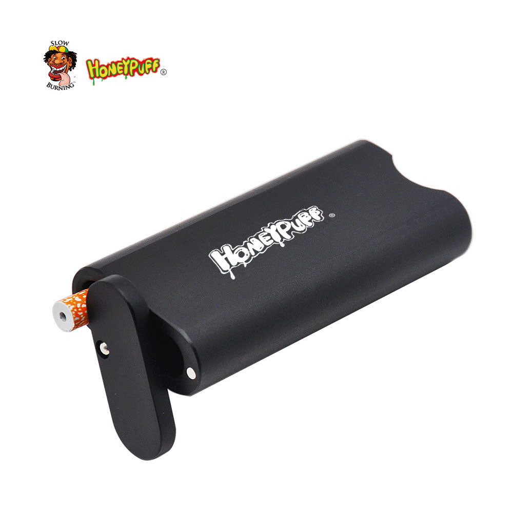 HONEYPUFF multi-color custom logo metal aluminum cigarette box set, ceramic pipe, metal cleaning hook, smoking accessories